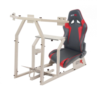 GTR Simulator - GTR Simulators GTA-F™️ Model Racing Simulator with Adjustable Leatherette Seat, Mounts for Steering Wheel, Pedals, Shifter & Monitor(s) - Image 6