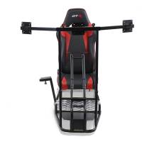 GTR Simulator - GTR Simulator GTSF Model Racing Simulator with Gear Shifter & Steering Mounts, Monitor Mount and Real Racing Seat Black with Red - Image 24