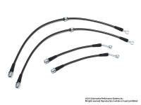NEUSPEED Sport Stainless Steel Brake Lines (Smoke Finish) for Audi S3 8V / VW MKVII Golf R & e-Golf w/ Electronic Park Brake