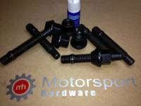 Motorsport Hardware - Motorsports Hardware 75MM Stud Conversion kit with Black Lugs 12x1.50MM - Image 1