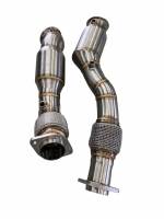 Active Autowerke - Active Autowerke Downpipes with GESI CAT for BMW S58 F97/F98 X3M/X4M 11-070 - Image 2