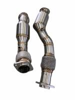 Active Autowerke - Active Autowerke Downpipes with GESI CAT for BMW S58 G80 M3 G82 M4 11-085 - Image 1