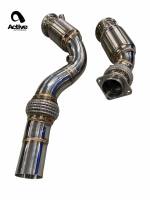 Active Autowerke - Active Autowerke Downpipes with GESI G-SPORT Cats for F8X BMW S55 M2C / M3 / M4 11-080 - Image 3