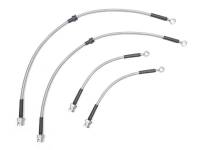 Air & Fuel - Lines & Hoses - Neuspeed - NEUSPEED Sport Brake Lines for 2010.5+ Audi A3, VW MKVI & Scirocco w/ Bosch Rear Calipers Red