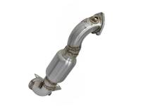 aFe - aFe 09-13 MINI Cooper S (R56) L4 1.6L (t) Twisted Steel Down Pipe 2-1/2in 304 Stainless Steel w/ Cat - Image 1