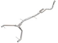 aFe - aFe 20-21 Audi A4 L4-2.0L (t) MACH Force-Xp 3in to 2-1/2in Stainless Steel Cat-Back Exhaust System