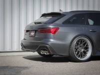 aFe - aFe 20-22 Audi RS6 Avant V8 4L(tt) MACH Force-Xp 3in to 2.5in 304 SS Cat-Back Exhaust w/Polished Tip - Image 3