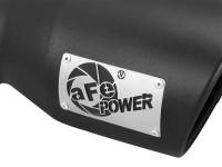 aFe - aFe Power Gas Exhaust Tip Black- 3 in In x 4.5 out X 9 in Long Bolt On (Black) - Image 3