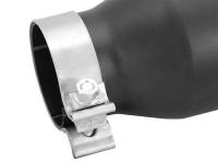 aFe - aFe Power Gas Exhaust Tip Black- 3 in In x 4.5 out X 9 in Long Bolt On (Black) - Image 4