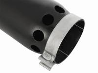 aFe - aFe MACHForce XP Cat-Back SS-304 5in Interooled Exhaust Tip 5in In x 6in Outx16inL Bolt-On Right Blk - Image 4
