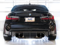 AWE Tuning - AWE Track Edition Catback Exhaust for BMW G8X M3/M4 - Diamond Black Tips - Image 7