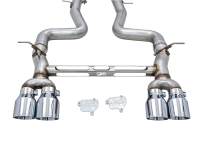 AWE Tuning - AWE Tuning BMW F8X M3/M4 Track Edition Catback Exhaust - Chrome Silver Tips - Image 13