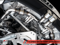 AWE Tuning - AWE Tuning Porsche 718 Boxster / Cayman Touring Edition Exhaust - Diamond Black Tips - Image 2