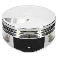 JE Pistons - JE Pistons 454BBC FT 4.56in Bore -3cc Flat Top 1.12in Comp Height 0.99in Pin Diameter - Set of 8 - Image 1