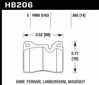 E24 M6 (1983-1989) - Braking - Brake Pads