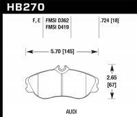 Cabriolet - Braking - Brake Pads