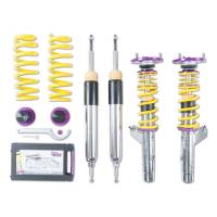 KW Adjustable Coilovers, Aluminum Top Mounts, Independent Compression and Rebound - 35220839