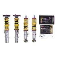KW Adjustable Coilovers, Aluminum Top Mounts, Independent Compression and Rebound - 35220850