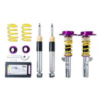 KW Adjustable Coilovers, Aluminum Top Mounts, Independent Compression and Rebound - 352208AG