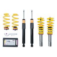KW Height adjustable stainless steel coilovers with adjustable rebound damping - 18010078