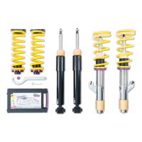 KW Height adjustable stainless steel coilovers with adjustable rebound damping - 1802000F