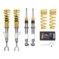 KW Height adjustable stainless steel coilovers with adjustable rebound damping - 18020080