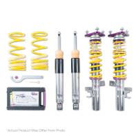 KW Adjustable Coilovers, Aluminum Top Mounts, Independent Compression and Rebound - 3522580R