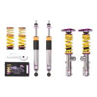 KW Adjustable Coilovers, Aluminum Top Mounts, Independent Compression and Rebound - 35225867