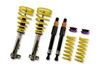 KW Height adjustable stainless steel coilovers with adjustable rebound damping - 18025002