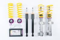 KW Height adjustable stainless steel coilovers with adjustable rebound damping - 18025046
