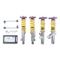 KW Adjustable Coilovers, Aluminum Top Mounts, Independent Compression and Rebound - 35271803