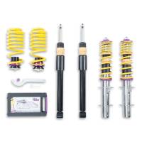KW Height adjustable stainless steel coilovers with adjustable rebound damping - 15210005