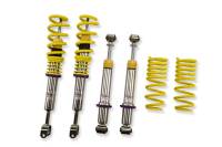 KW Height adjustable stainless steel coilovers with adjustable rebound damping - 15210032