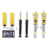 KW Height adjustable stainless steel coilovers with adjustable rebound damping - 1522000F