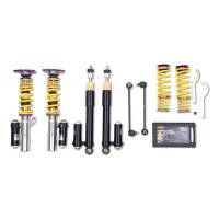 Suspension - Coilover Kits - KW - KW Adjustable Coilovers, Aluminum Top Mounts, Rebound and Low & High Compression - 39710250