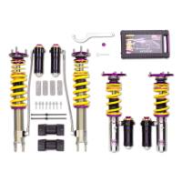 KW Adjustable Coilovers, Aluminum Top Mounts, Rebound and Low & High Compression - 39771243