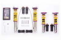 KW Adjustable Coilovers, Aluminum Top Mounts, Rebound and Low & High Compression - 39771250