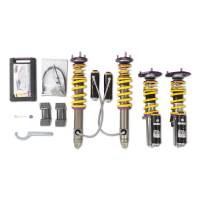 KW Adjustable Coilovers, Aluminum Top Mounts, Rebound and Low & High Compression - 39771251