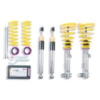 KW Height adjustable stainless steel coilovers with adjustable rebound damping - 15225002
