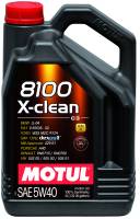 Lubrication - Motor Oils - Motul - Motul 8100 X-CLEAN 5W40 4X5L - 102051