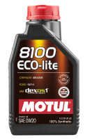 Lubrication - Motor Oils - Motul - Motul 8100 ECO-LITE 0W20 12X1L - 108534