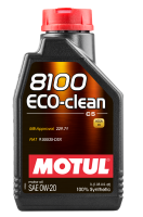 Lubrication - Motor Oils - Motul - Motul 8100 ECO-CLEAN 0W20 12X1L - 108813