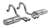 Corsa Performance 2.5in. Axle-Back Dual Rear Exit with Twin 3.5in. Polished Pro-Series Tips 14111