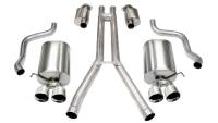 Corsa Performance - Corsa Performance 2.5in. Cat-Back Dual Rear Exit with Twin 3.5in. Polished Pro-Series Tips 14156 - Image 1