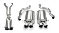 Corsa Performance 2.5in. Cat-Back Dual Rear Exit with Twin 3.5in. Polished Pro-Series Tips 14169CB4