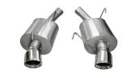 Corsa Performance - Corsa Performance 2.5in. Axle-Back Dual Rear Exit with Single 4.0in. Polished Pro-Series Tips 14311 - Image 1