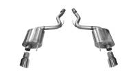Corsa Performance - Corsa Performance 3.0in. Axle-Back Dual Rear Exit with Single 4.0in. Polished Pro-Series Tips 14329 - Image 1