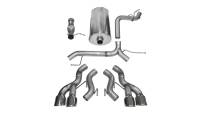 Corsa Performance 3.0in. Cat-Back Dual Rear Exit Exhaust System with Factory Bezels 14886