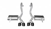 Corsa Performance - Corsa Performance 2.5in. Axle-Back Dual Rear Exit with Twin 4.0in. Black PVD Pro-Series Tips 14961BLK - Image 1