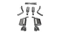 Corsa Performance 2.5in. Cat-Back Dual Rear Exit with Twin 3.5in. Polished Pro-Series Tips 14986